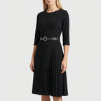 Women’s Belted Midi Dress