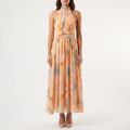 Women’s Floral Halter Maxi Dress