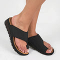 Women's Toe Loop Platform Slide Sandals