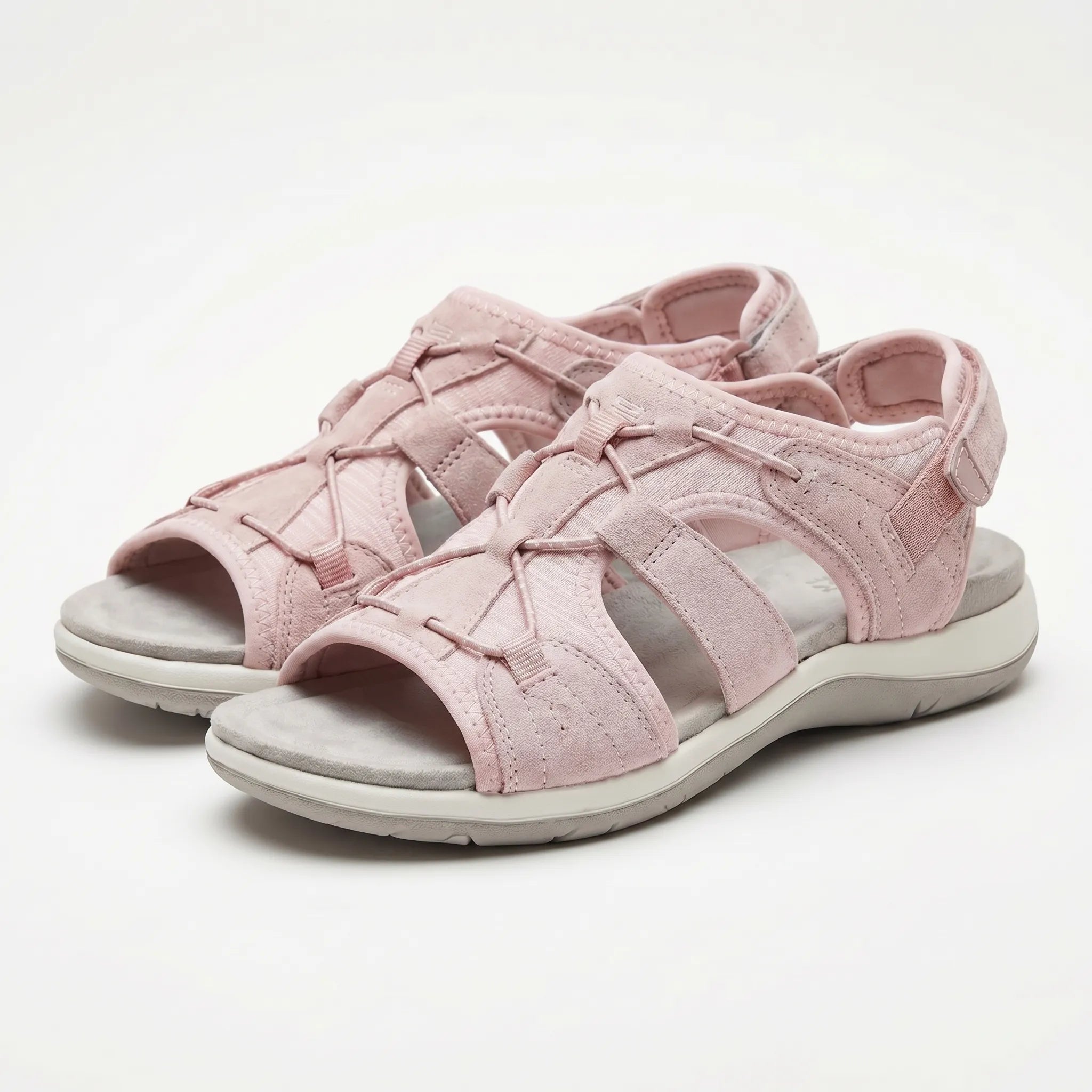 Women's Sport Walking Sandals with Hook and Loop Strap