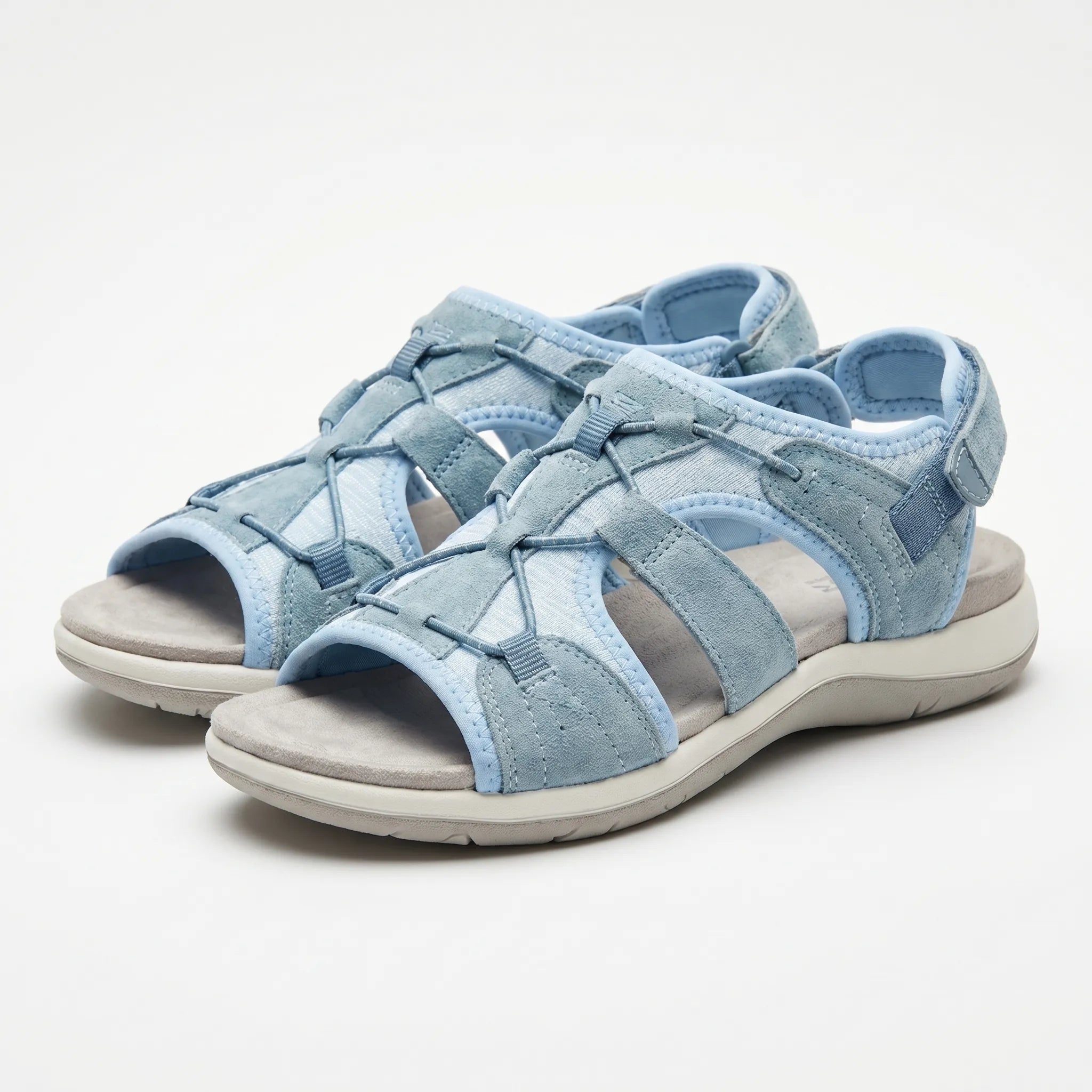 Women's Sport Walking Sandals with Hook and Loop Strap