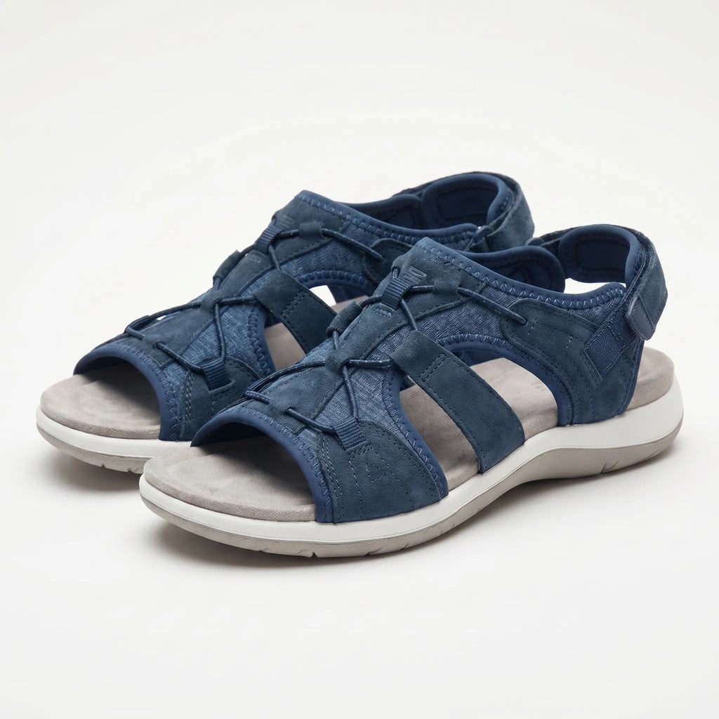 Women's Sport Walking Sandals with Hook and Loop Strap