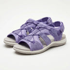 Women's Sport Walking Sandals with Hook and Loop Strap
