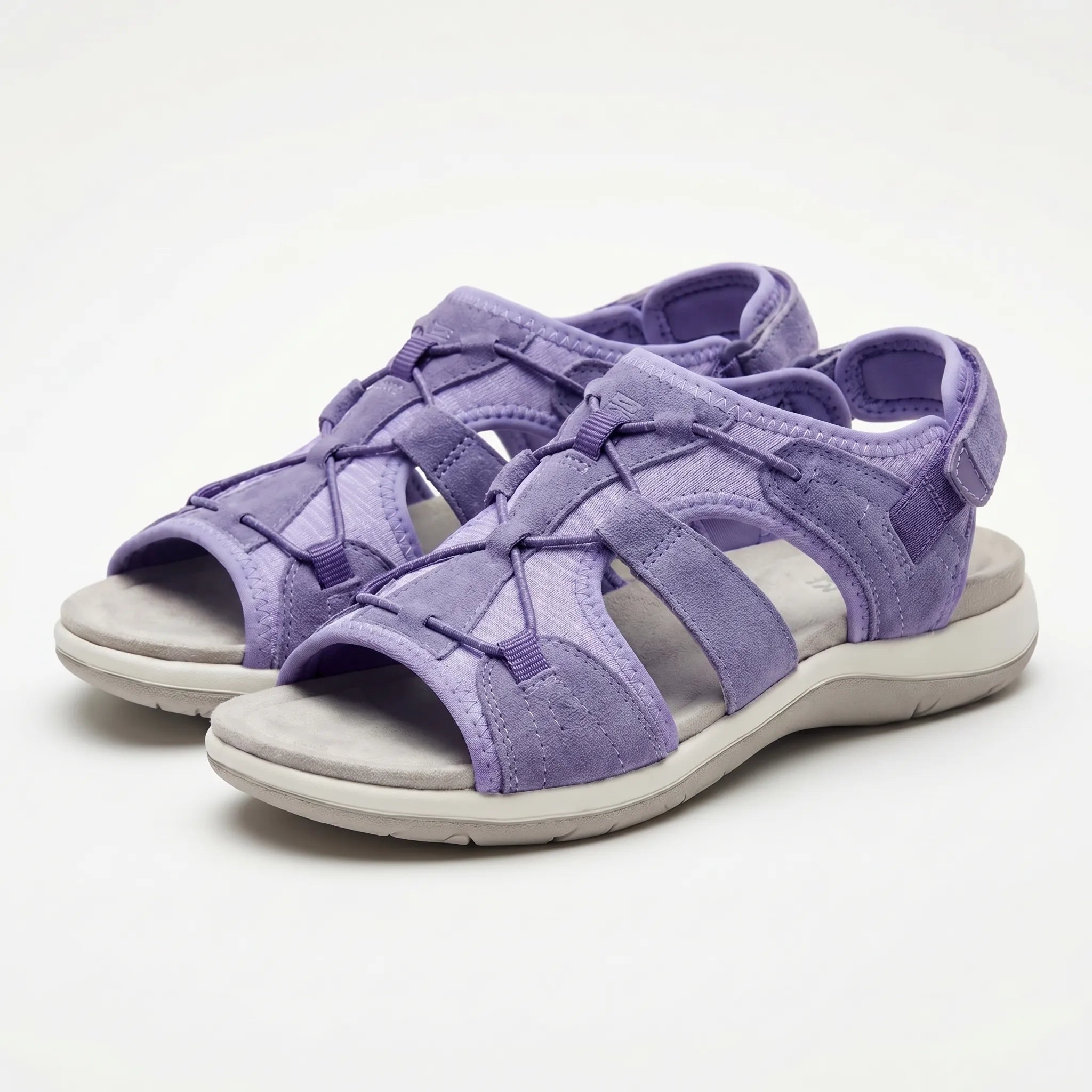 Women's Sport Walking Sandals with Hook and Loop Strap