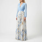 Women’s Floral Long Sleeve Maxi Dress