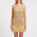 Women's Fringe Mini Dress
